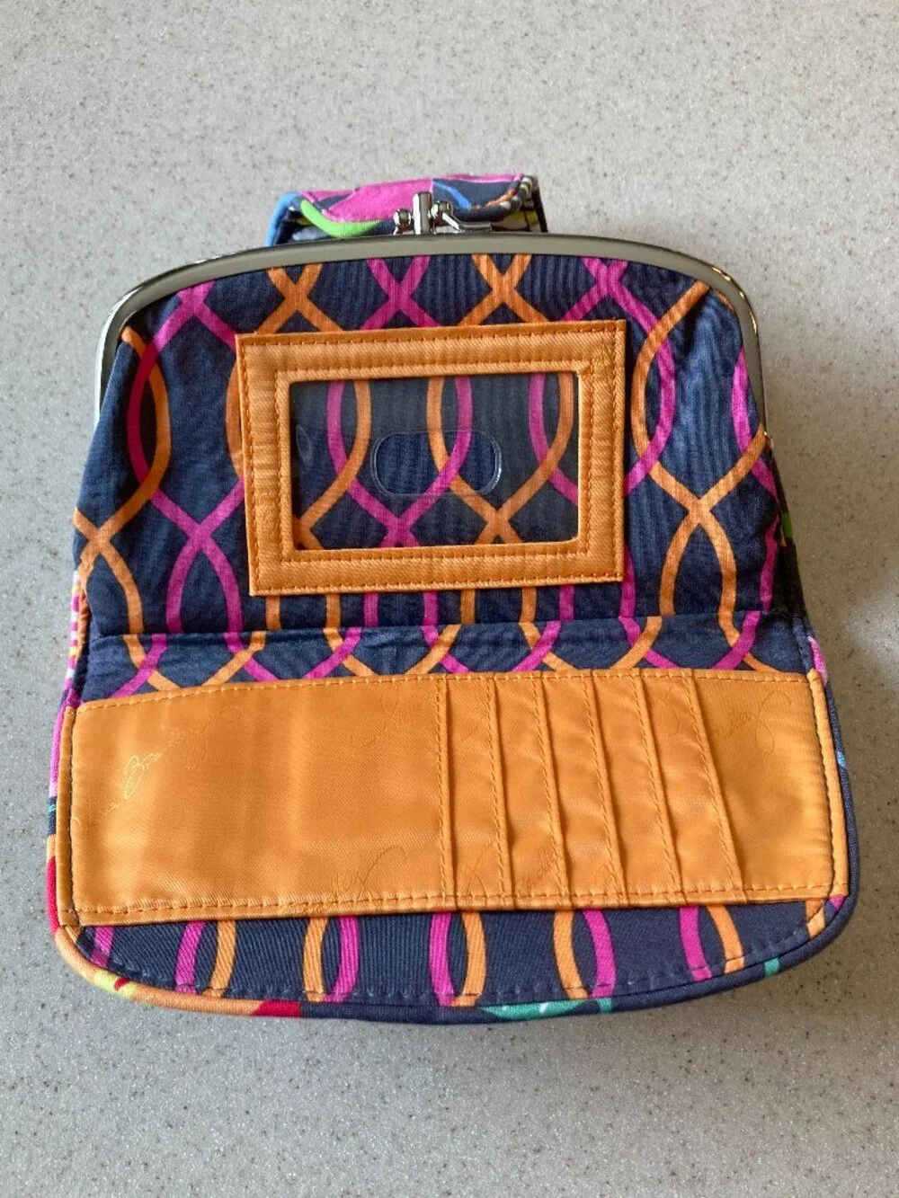 NWOT Vera Bradley Kiss N Snap Wallet Jazzy Blooms